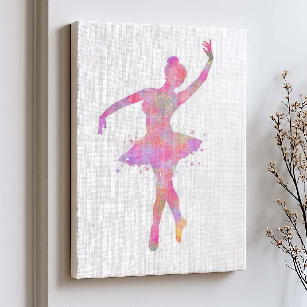 Pink Ballerina Wall Decor for Girls&