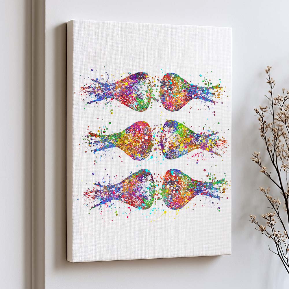 Brain Synapses Art Print – Colourful Neuroscience Wall Decor