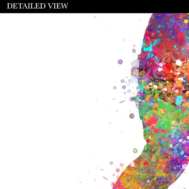 American Football Watercolour Print - Genefy Art