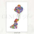 Beagle and Balloons Watercolour Print - Genefy Art