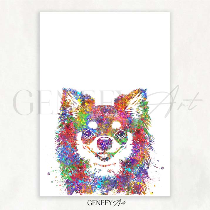 Chihuahua Watercolour Print - Genefy Art