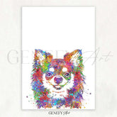 Chihuahua Watercolour Print - Genefy Art