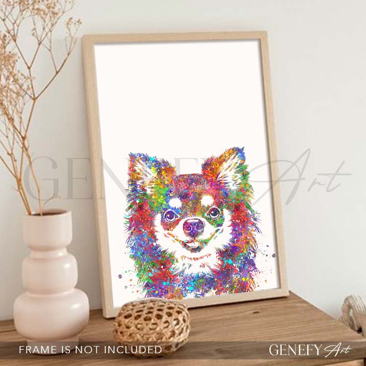 Chihuahua Watercolour Print - Genefy Art