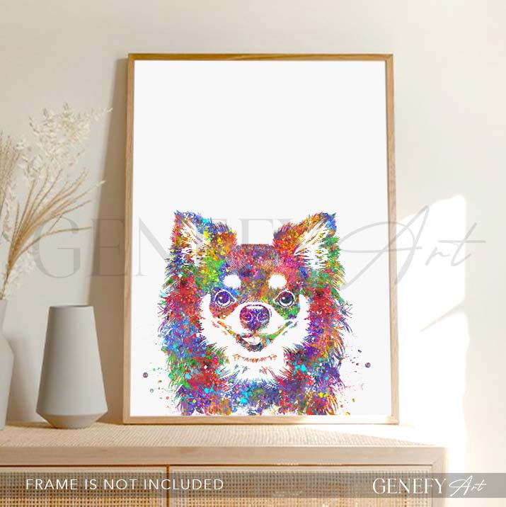 Chihuahua Watercolour Print - Genefy Art