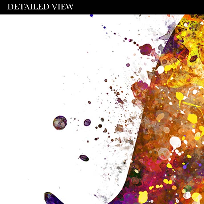 Dinosaur Triceratops Watercolour Print - Genefy Art