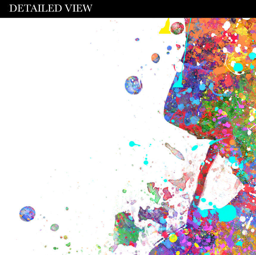 Female Wind Surfer Art Print