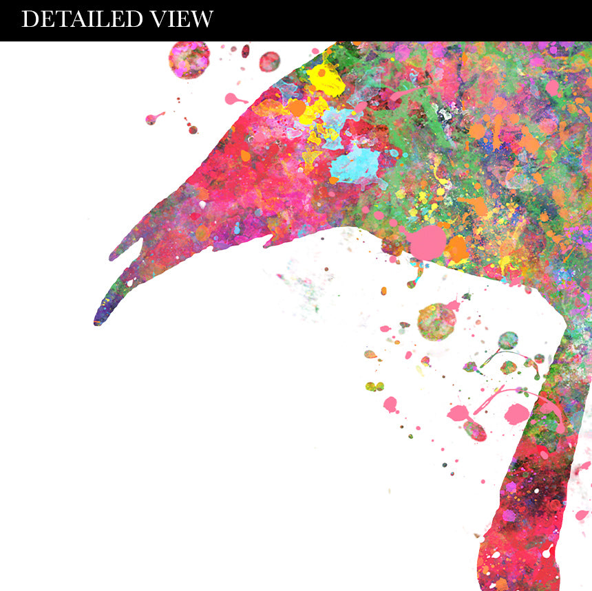 Flamingo Couple Watercolour Print