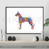 Great Dane Watercolour Print - Genefy Art