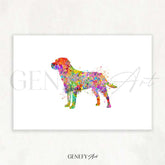 Labrador Watercolour Print - Genefy Art