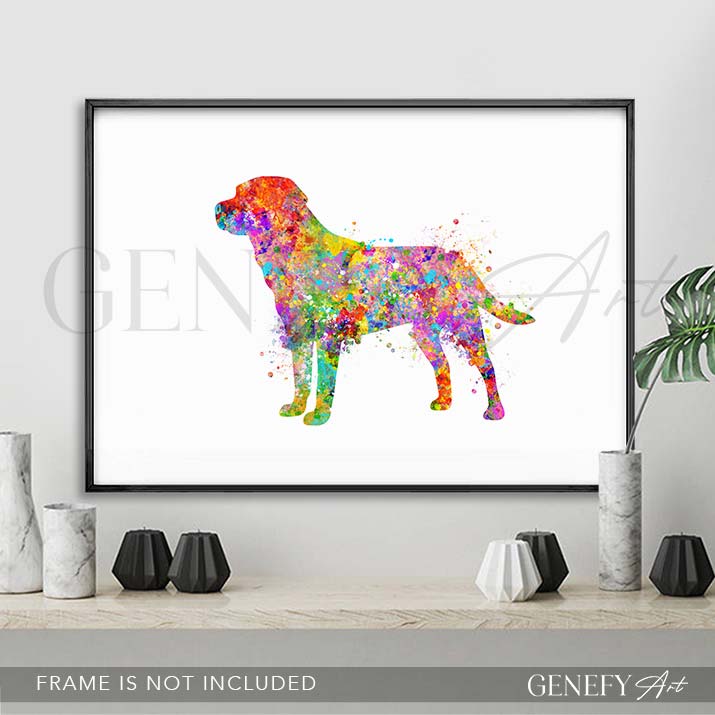Labrador Watercolour Print - Genefy Art