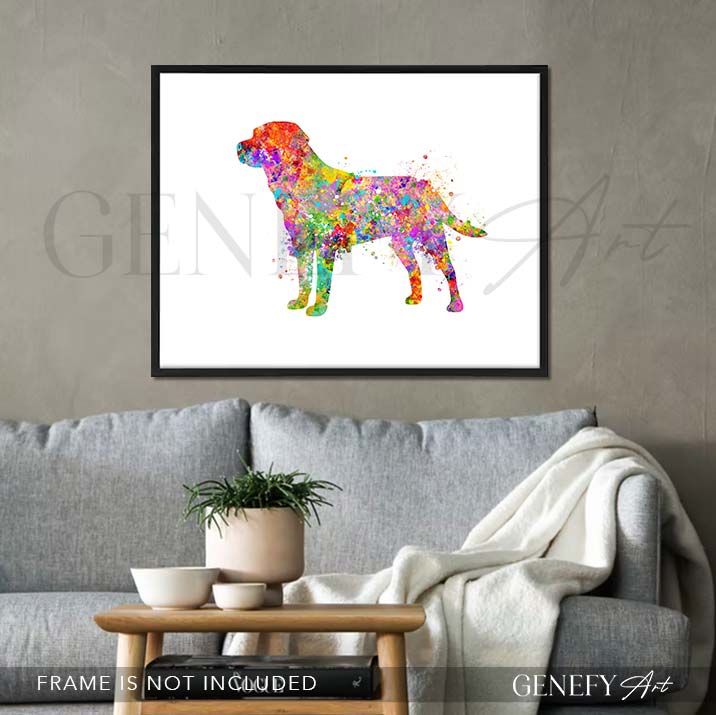 Labrador Watercolour Print - Genefy Art
