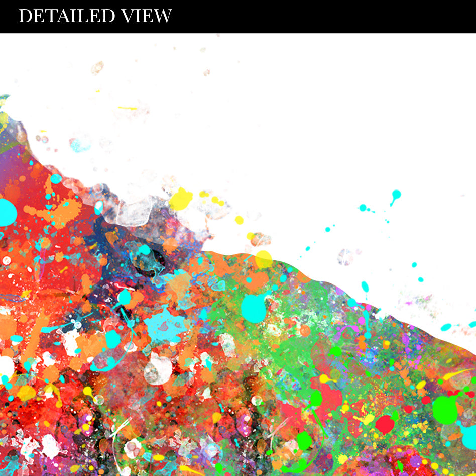 Dinosaur Brachiosaurus and Boy Watercolour Print