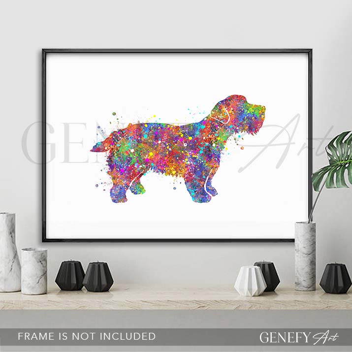 Lucas Terrier Watercolour Print - Genefy Art