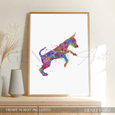 Miniature Pinscher Watercolour Print - Genefy Art