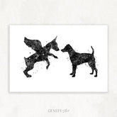 Black and White Miniature Pinscher Art - Genefy Art