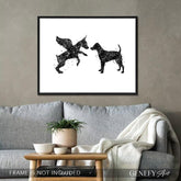 Black and White Miniature Pinscher Art - Genefy Art