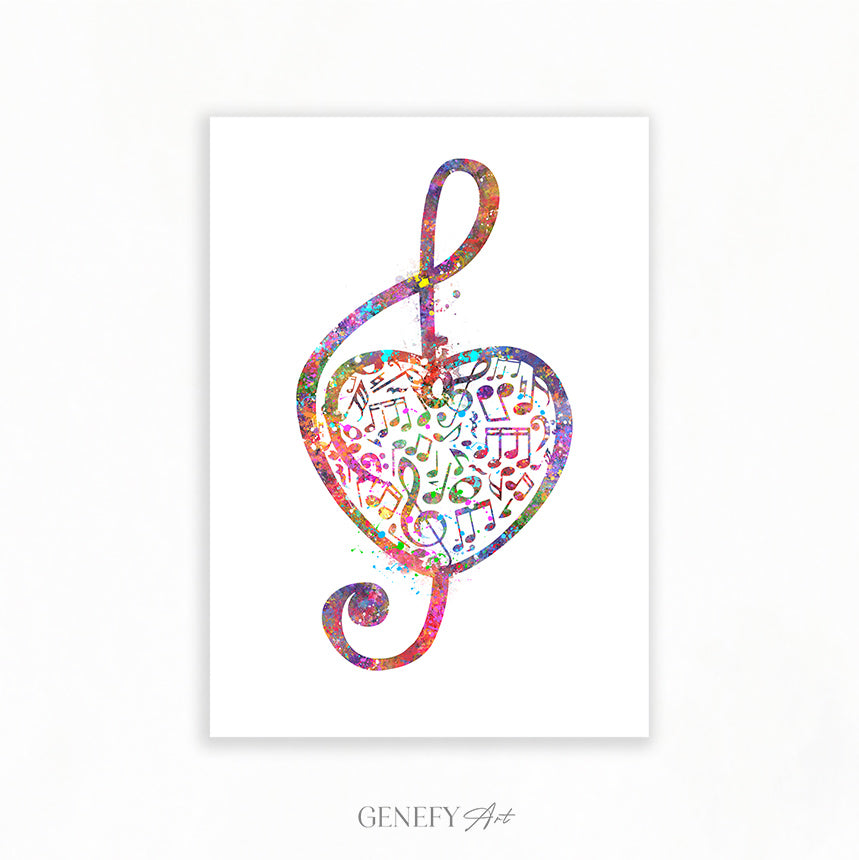 Music Notes Art Print