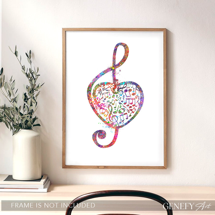 Music Notes Art Print