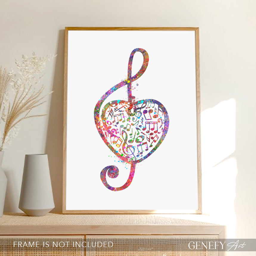 Music Notes Art Print