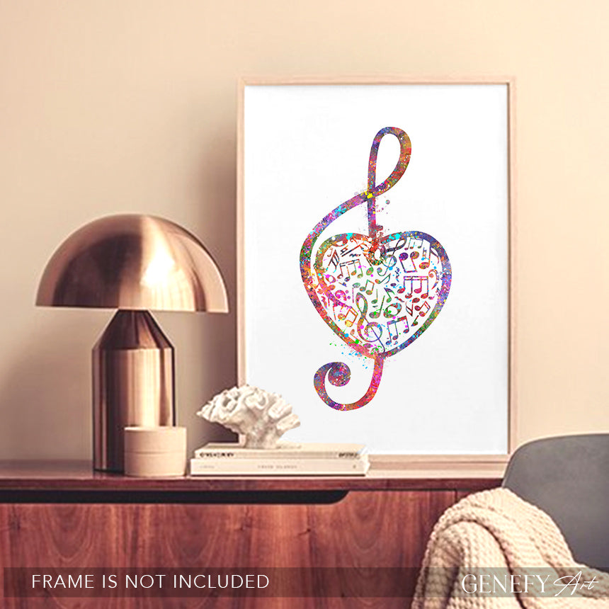 Music Notes Art Print