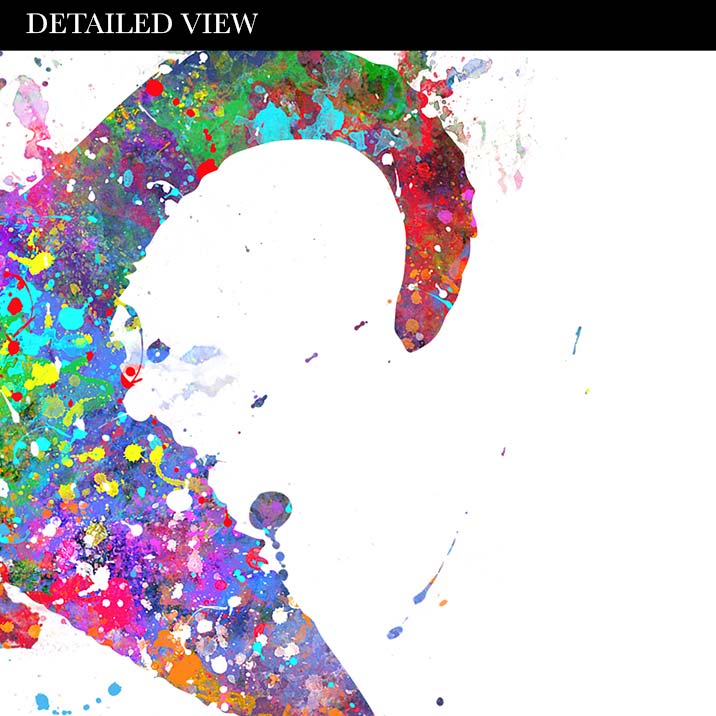 Pomenarian and Cat Watercolour Print