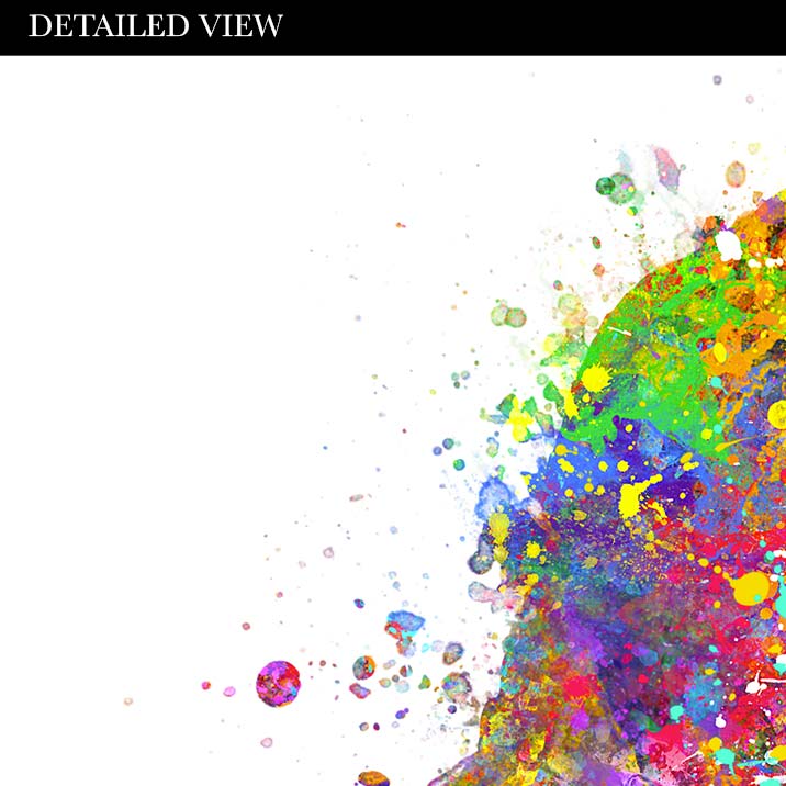 St Bernard Watercolour Print - Genefy Art