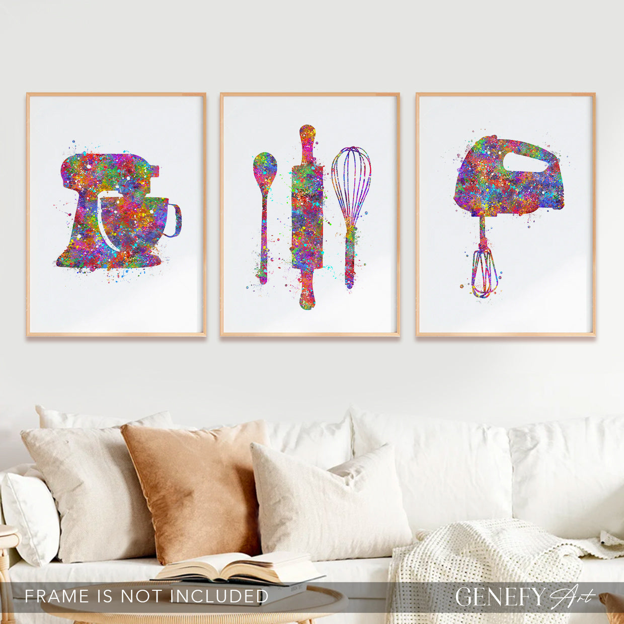 Kitchen Art Set of 3 Prints