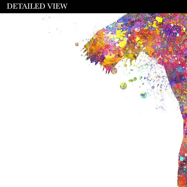 Ballerina Dance Quote Watercolour Print - Genefy Art