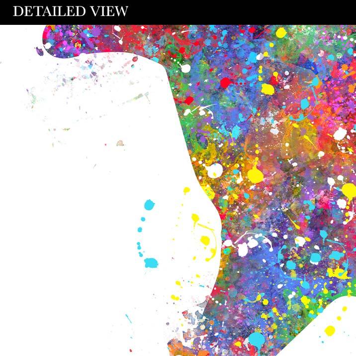 Baseball Player Watercolour Print - Genefy Art