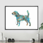 Beagle Watercolour Art Print - Genefy Art