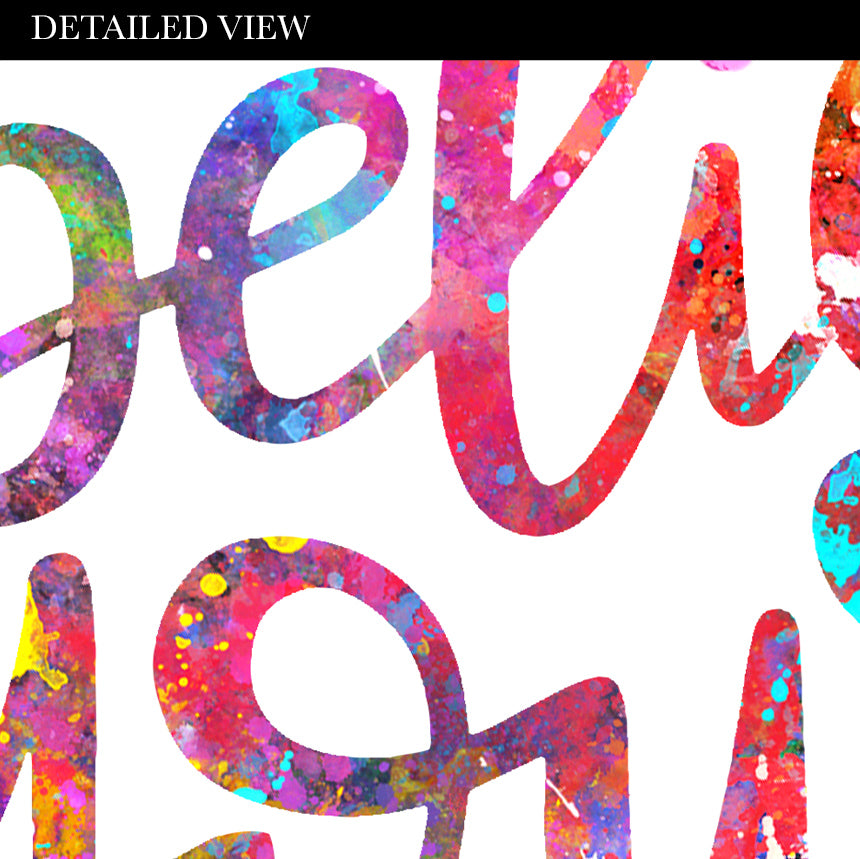 Inspirational Quote Print - Believe In Yourself