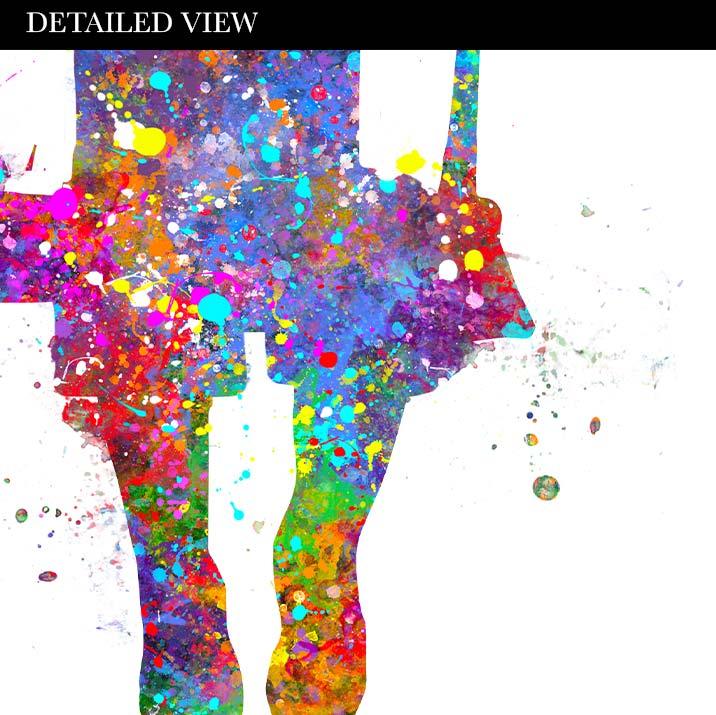 Boy Best Friends Watercolour Print - Genefy Art