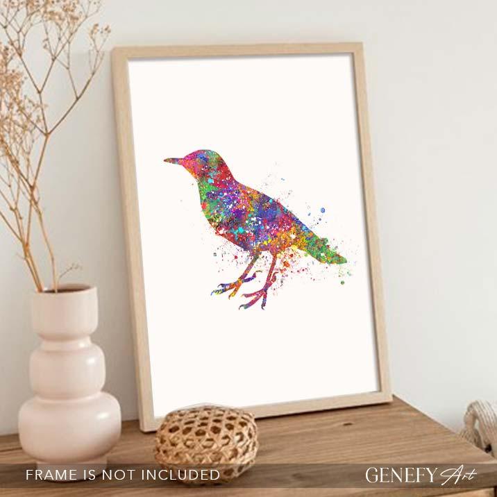Bird Watercolour Print - Genefy Art