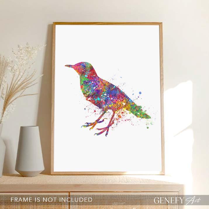 Bird Watercolour Print - Genefy Art