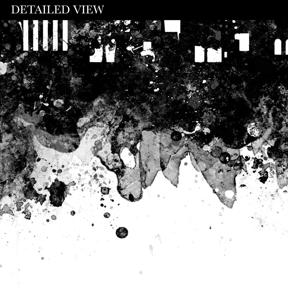 Birmingham Skyline Black and White Art Print - Genefy Art