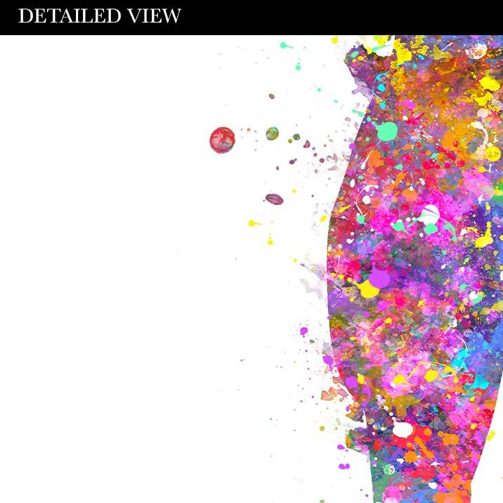 Bodybuilder Watercolour Print - Genefy Art