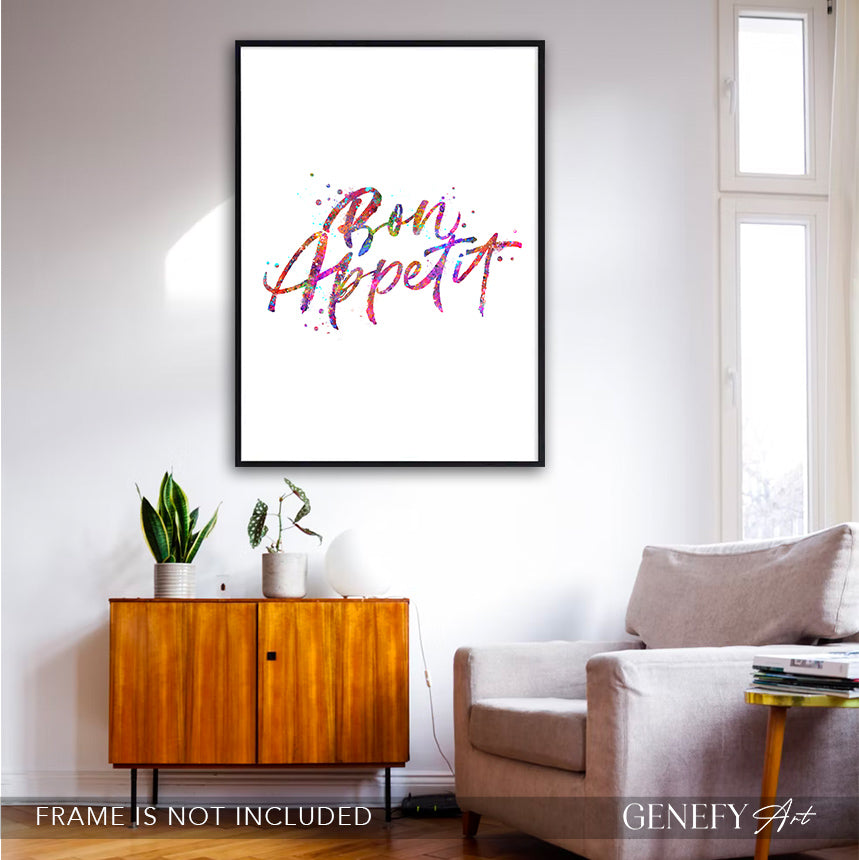 Bon Appetit Kitchen Art Print