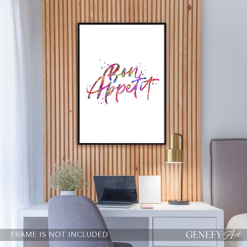 Bon Appetit Kitchen Art Print