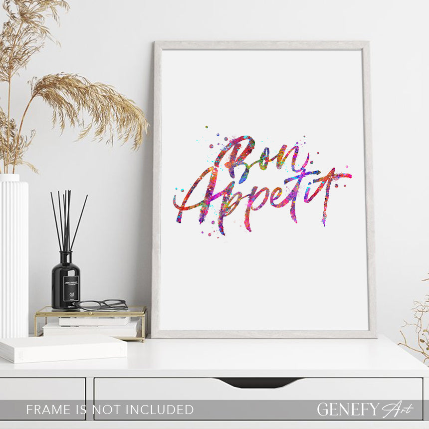 Bon Appetit Kitchen Art Print