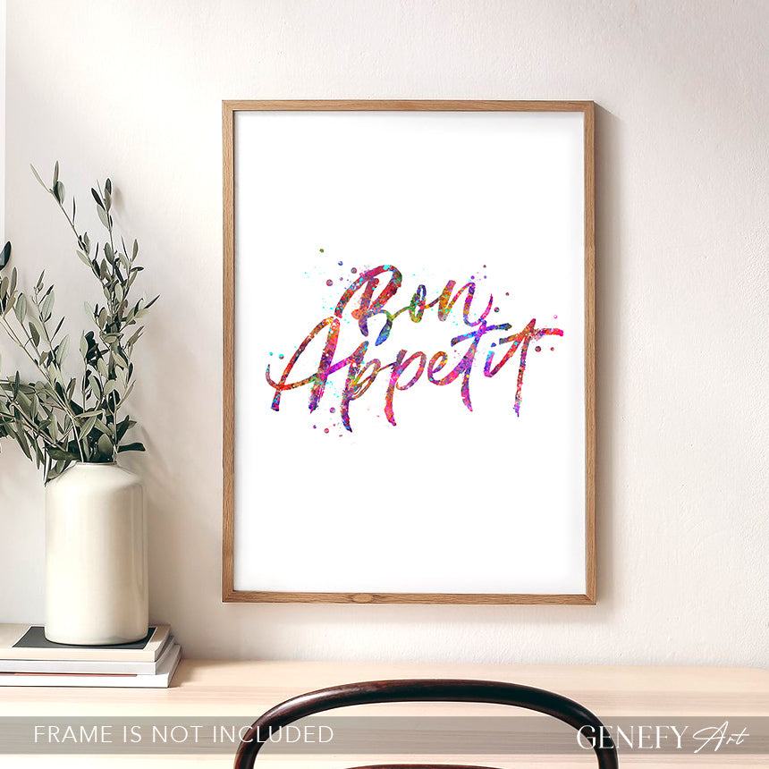 Bon Appetit Kitchen Art Print