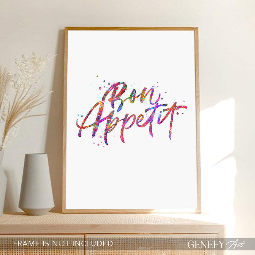 Bon Appetit Kitchen Art Print