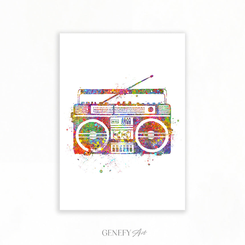 boombox print