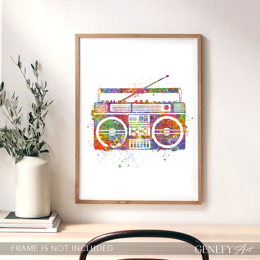 boombox print