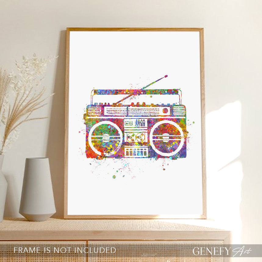 boombox print