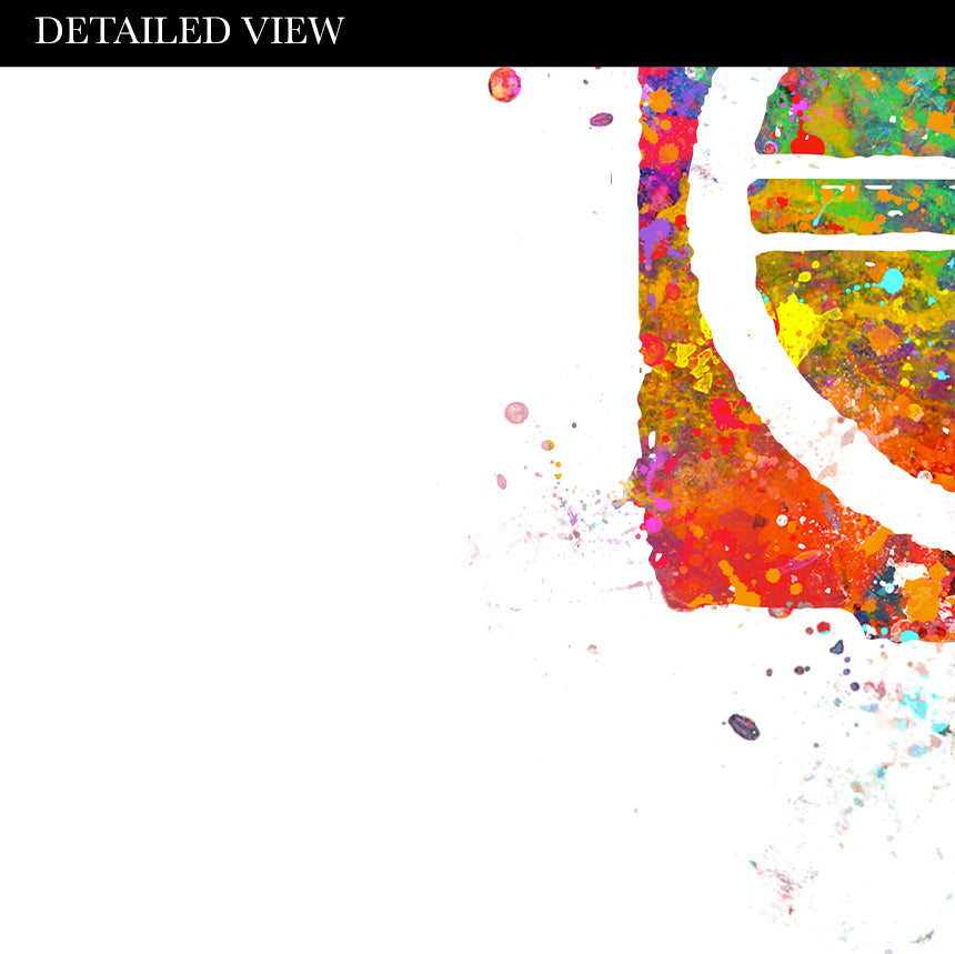 Boombox Watercolour Art Print