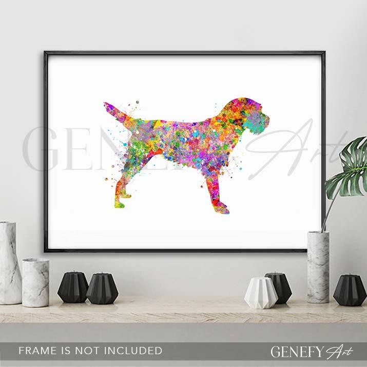 Boston Terrier Watercolour Print - Genefy Art