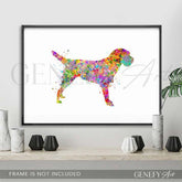 Boston Terrier Watercolour Print - Genefy Art