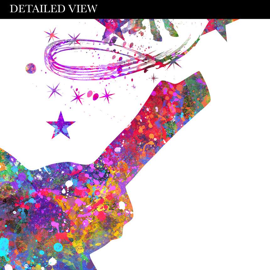 Boy Reading Book Watercolour Print - Genefy Art