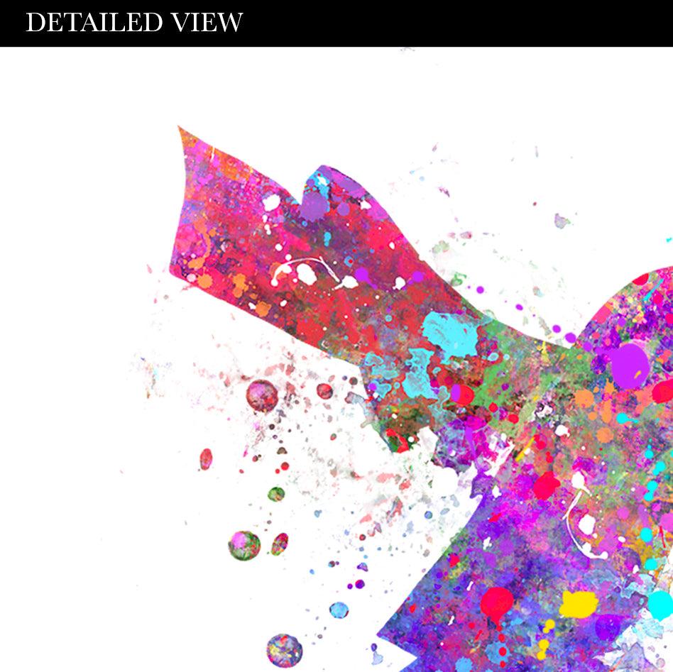 Boy and Girl Reading Book Watercolour Print - Genefy Art