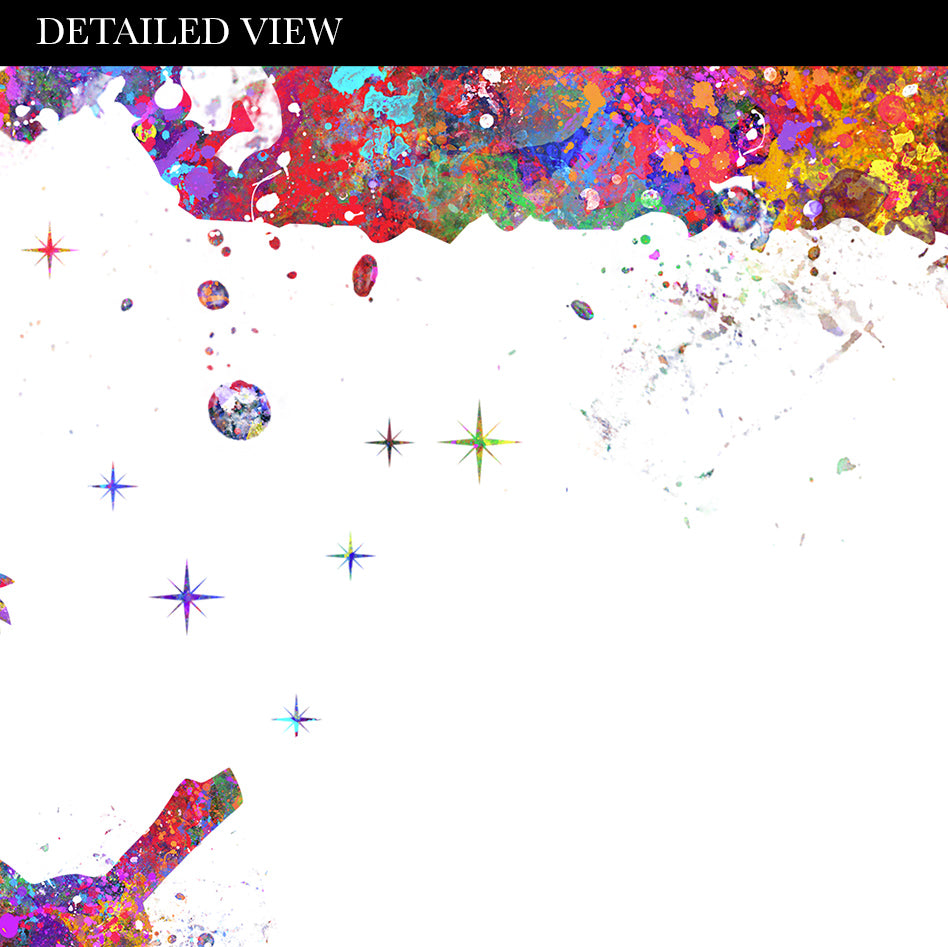 Boy and Girl Reading Book Watercolour Print